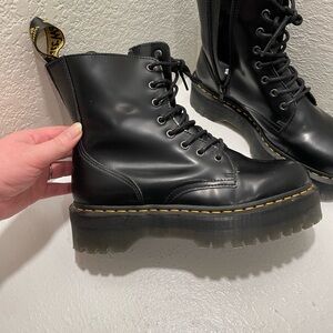 Dr. Martens Black Jadon Platform Boots